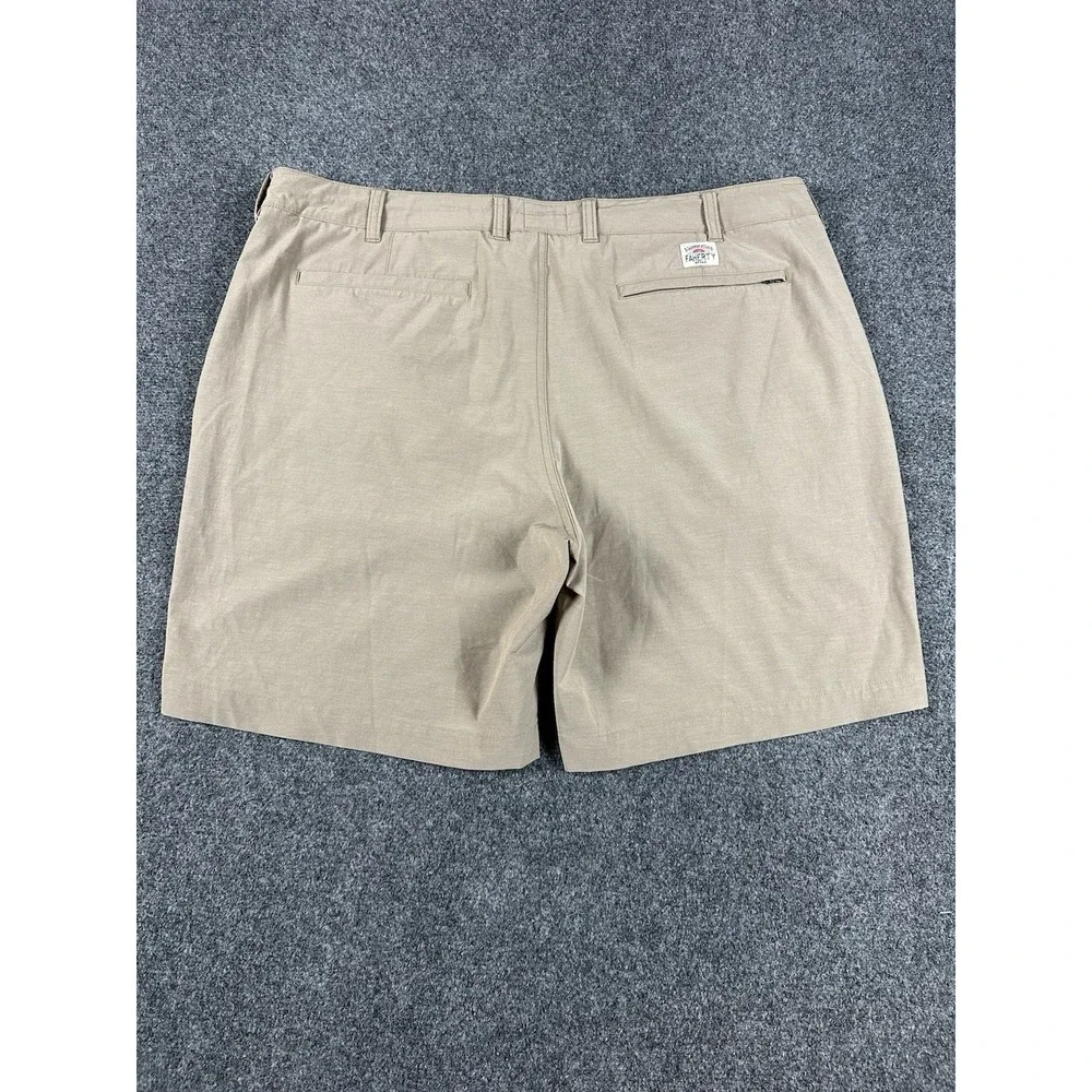 Faherty Shorts Mens 42 Beige All Day Lightweight Stretch Casual Drawstring